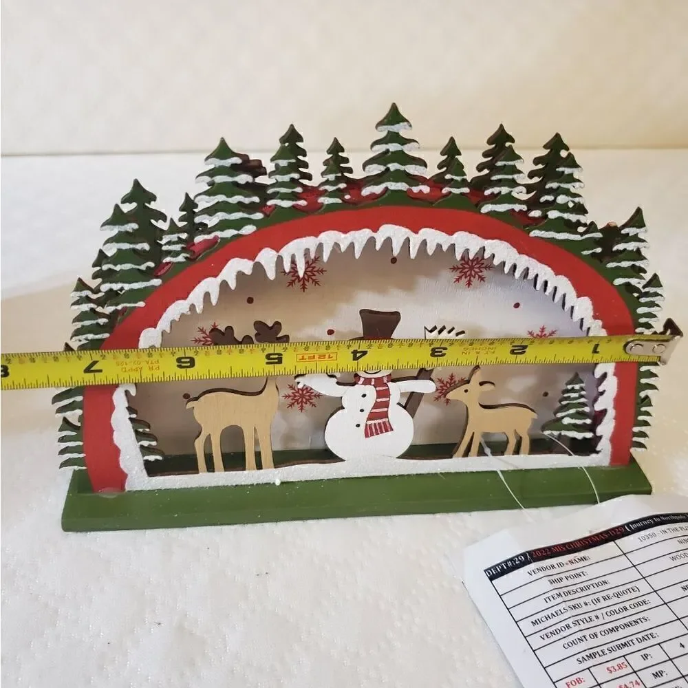 NWT Wooden Christmas Decor